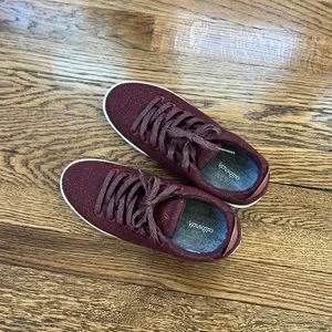 Allbirds Wool Piper in Hazy Burgundy Sneakers Mens Size 11 Allbirds Mens Wool Piper Hazy Burgundy Mens 8 Sneakers  main image 3